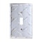 Amerelle Amerelle Diamond Silver 1 gang Stamped Aluminum Toggle Wall Plate 1 pk 955T - alternate 3
